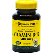 Natures Plus Vitamin B-12 500 mcg - 90 tabl.