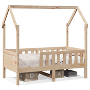 MAISON CHIC Otroška postelja - Otroški ležaj - Otroški posteljni okvir 70x140 cm trdna borovina, (21698363)
