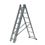 AW TOOLS Awtools aluminijasta lestev 3x11 stopinj 150kg adapatacija do stopnic, (21106409)