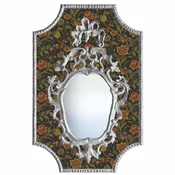 Casa Padrino Luxury Baroque Mirror Multicolored/Silver - Baroque Furniture - Made in Italy