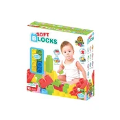 Mekane kocke za decu 11-71283, 12 komada, Šarene