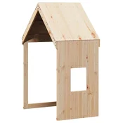 Vidaxl Streha za otroško posteljo 60x99x139,5 cm trdna borovina