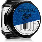 Semilac Flash svjetlucavi prah za nokte nijansa Holo Blue 691 0,2 g