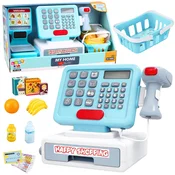 slomart Interaktivna blagajna z LEAN TOYS skenerjem, kalkulatorjem in izdelki