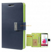 GOOSPERY preklopna torbica Rich Diary Samsung Galaxy Note 4 N9100 - modro zelen