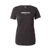 ARMANI EXCHANGE Majica črna / bela