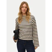 Vero Moda Bluza Urena 10339132 Bež Oversize