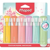 Maped marker Fluo Pastel 6/1