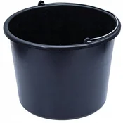 Vedro, posoda, gradbena, plastična, črna, prostornina ABUD3 12 l