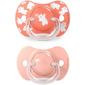 Suavinex Wild & Free Anatomical Silicone 18m+ duda Pink 2 kos