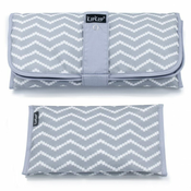 KipKep spreminjanje kompleta NAPPER COMBI-SET Silver Grey (bombaž)