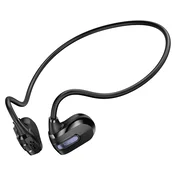 OEM Hoko, Bluetooth slušalke z zračno prevodnostjo za tek in kolesarjenje, avtonomija 8h, Črna, (5000228807)