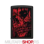 Zippo Black Upaljač Red Skull DesignZippo Black Upaljač Red Skull Design