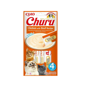 INABA Churu Recept za macke - Piletina i govedina 4x10g