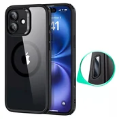 Hibridni ovitek ESR Classic Hybrid HaloLock za iPhone 16 - clear black