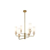 ITALUX PND-95331-6-BRSS - Luster na šipci SANTOS 6xG9/40W/230V zlatna
