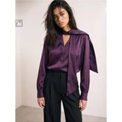 Sinsay - Bluza sa dekorativnim vezanjem - maroon