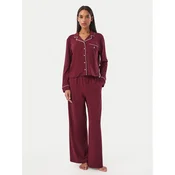 Polo Ralph Lauren Pižama 4P0229 Bordo rdeča Relaxed Fit