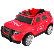 Avto na akumulator SUV Gasilsko vozilo - rdeč
