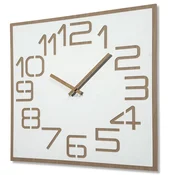 shumee Stenska ura Digits iz hrasta 60 cm bela