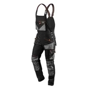 slomart NEO TOOLS HD Slim delovne hlače z zgornjim delom, XL