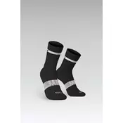 Gobik Kolesarske nogavice SUPERB UNISEX ESTANDARD BLACK HORIZON črne L-XL