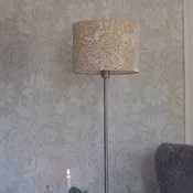 PR Home Stojna svetilka Amy, rumena/siva, višina 150 cm, tekstil, E27 - Dnevna soba/jedilnica - rumena, siva - Tkanine/tekstil
