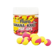 Pop Up Boiles Dynamite Baits Fluoro Two Tone 15mm Krill Banana