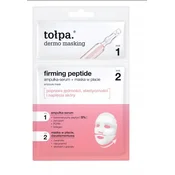 TOŁPA dermo masking učvrstitvena peptidna maska v ampulah, maska v platnu, dvostopenjska