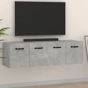 Zidni ormarici 2 kom boja betona 80x35x36,5cm konstruirano drvo
