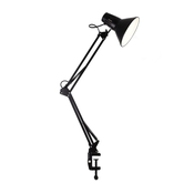 Stona lampa sa stezaljkom WORKER 1xE27/10W/230V crna