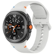 Silikonski pas Techsuit za uro Samsung Galaxy Watch8 40 mm/Watch8 44 mm/Watch8 Classic 46mm - bel