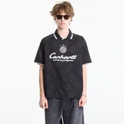Majice Carhartt WIP S/S Terrace Football T-Shirt UNISEX Heart Train Jacquard, Black M