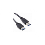 Kabl E-Green 3.0 USB A - USB A M/F 1.8m Produzni Crni