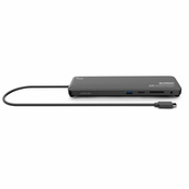 Urban Factory TCD45UF priključna stanica i replikator porta za prijenosno računalo Žičano USB 3.2 Gen 1 (3.1 Gen 1) Type-C Crno