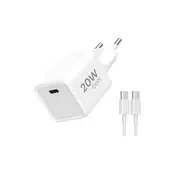 Winner Group- Brzi punjac 1xUSB-C PD 20W + USB kabl USB-C / USB-C 1m