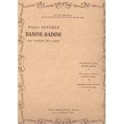 BATAILLE P.:BADINE-BADINE POUR SAXOPHONE