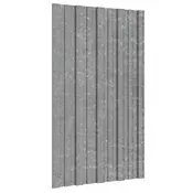 vidaXL Strešni panel 36 pcs srebrna 80 x 45 cm Pocinkano jeklo