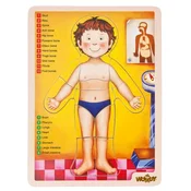 Woody Edukativna igracka ljudsko telo