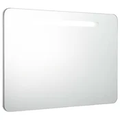 Vidaxl LED kopalniška omarica z ogledalom 80x9,5x55 cm