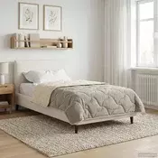 vidaXL Polna celoletna prevleka Šonerisan krema 155 x 220 cm