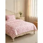 Sinsay - Set posteljine sa cvetnim motivom - roze
