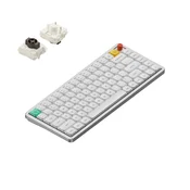 Nuphy NuPhy Air75 V3 Brezžična nizkoprofilna mehanska tipkovnica/Nova White/Brown nano/2.4GHz/BT, (5000060463)