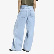 adidas Jeans hlače Adibreak Mid Rise Wide Leg Denim Pant KT2651 Svetlo modra Wide Leg