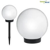 LAMPA GreenBlue Solarna vrtna svetilka, kula bela LED, 20x20x53cm
