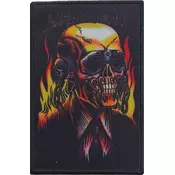 Megadeth Flaming Vic Našitek za šivanje