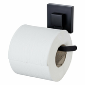 WENKO 71447800 - Držalo za toaletni papir VACUUM-LOC QUADRO ED 14x11 cm črno