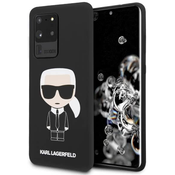 Karl Lagerfeld S20 Ultra G988 hardcase black Silicone Iconic KLHCS69SLFKBK