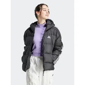 adidas Puhovka Essentials 3-Stripes Mid Down HZ8483 Črna Regular Fit