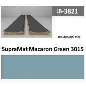 Profil Zidni MDF LB-3821 SupraMat Macaron Green (3015) 2800x128x18mm ( 026-045 )